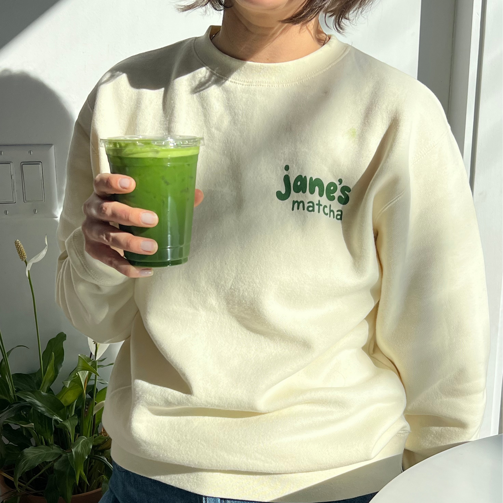 matcha fields crewneck