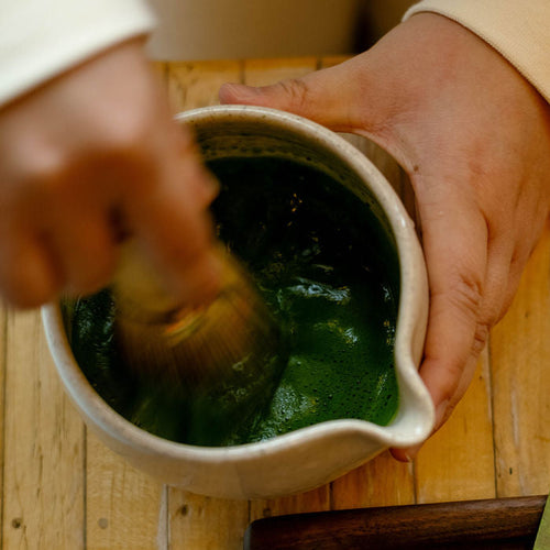 purple charm bamboo whisk